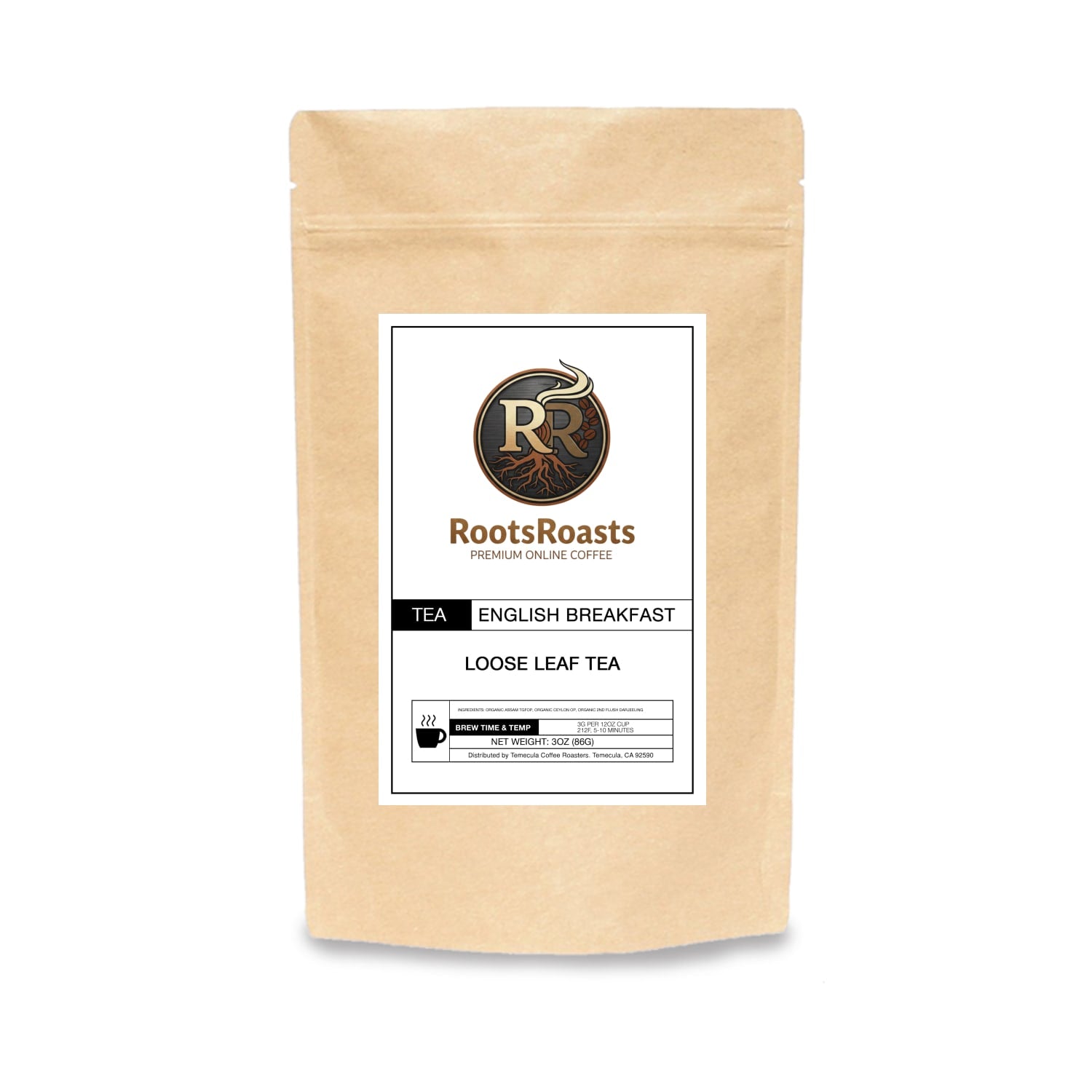 English Breakfast Tea USA | Rich & Bold Black Tea β Roots Roasts